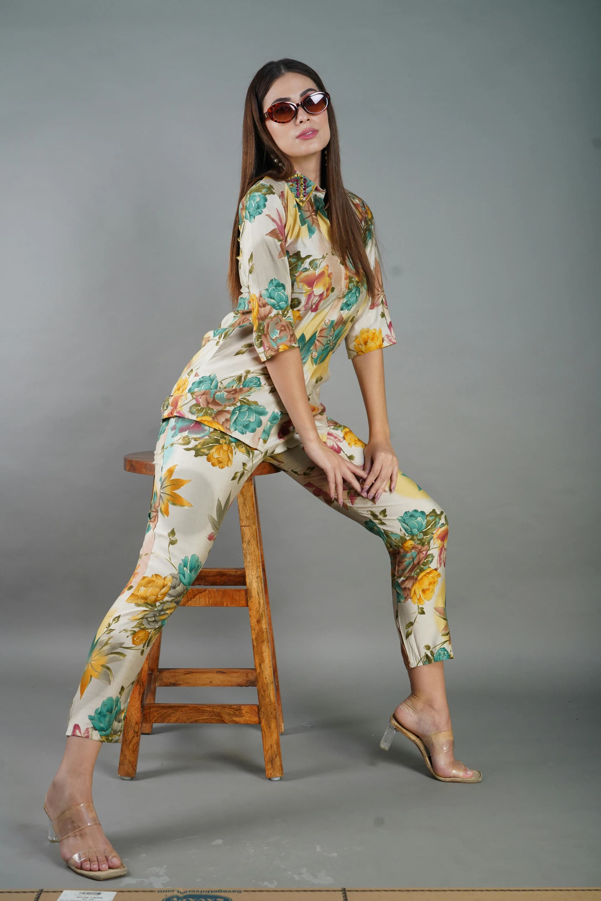 Ivory Floral Co-ord Set: Styling & Body Type Guide