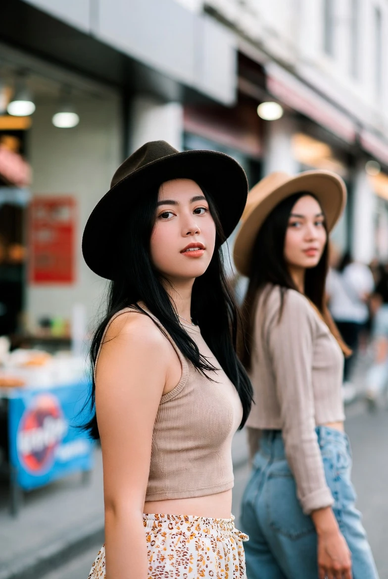 Chic Fedora Hat & Floral Midi Skirt Summer Style 2026