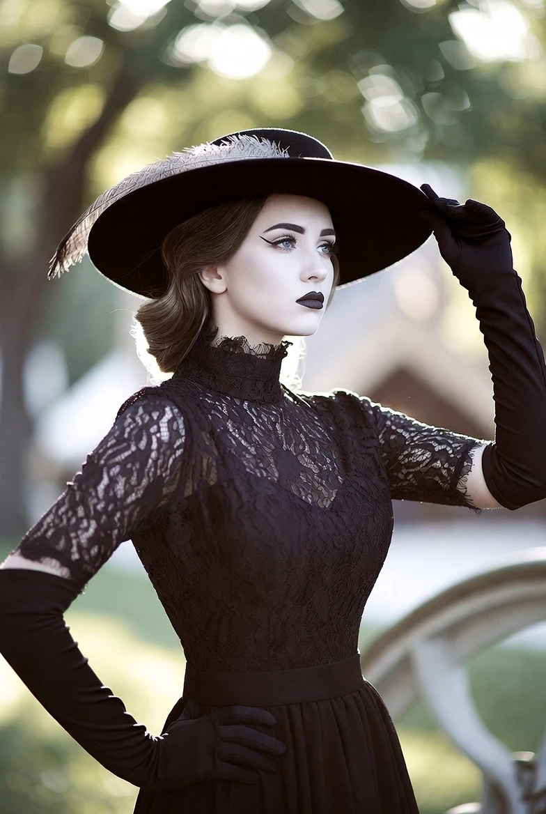 Embrace the Dark Victorian Widow: Recreate This Mysterious Gothic 