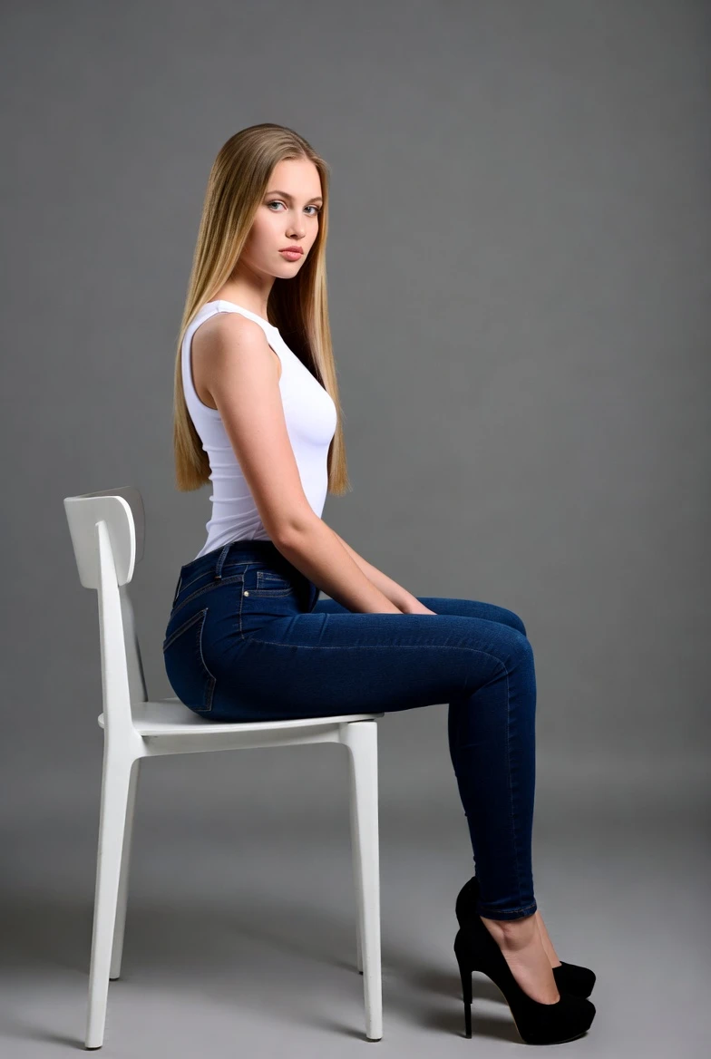 Nail This “White Tank + High-Waist Jeans” Minimal Icon Look – 2026 Cle