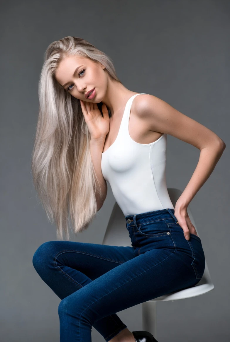 Recreate This Viral Blonde Model Pose & Makeup – Step-by-Step Tutorial
