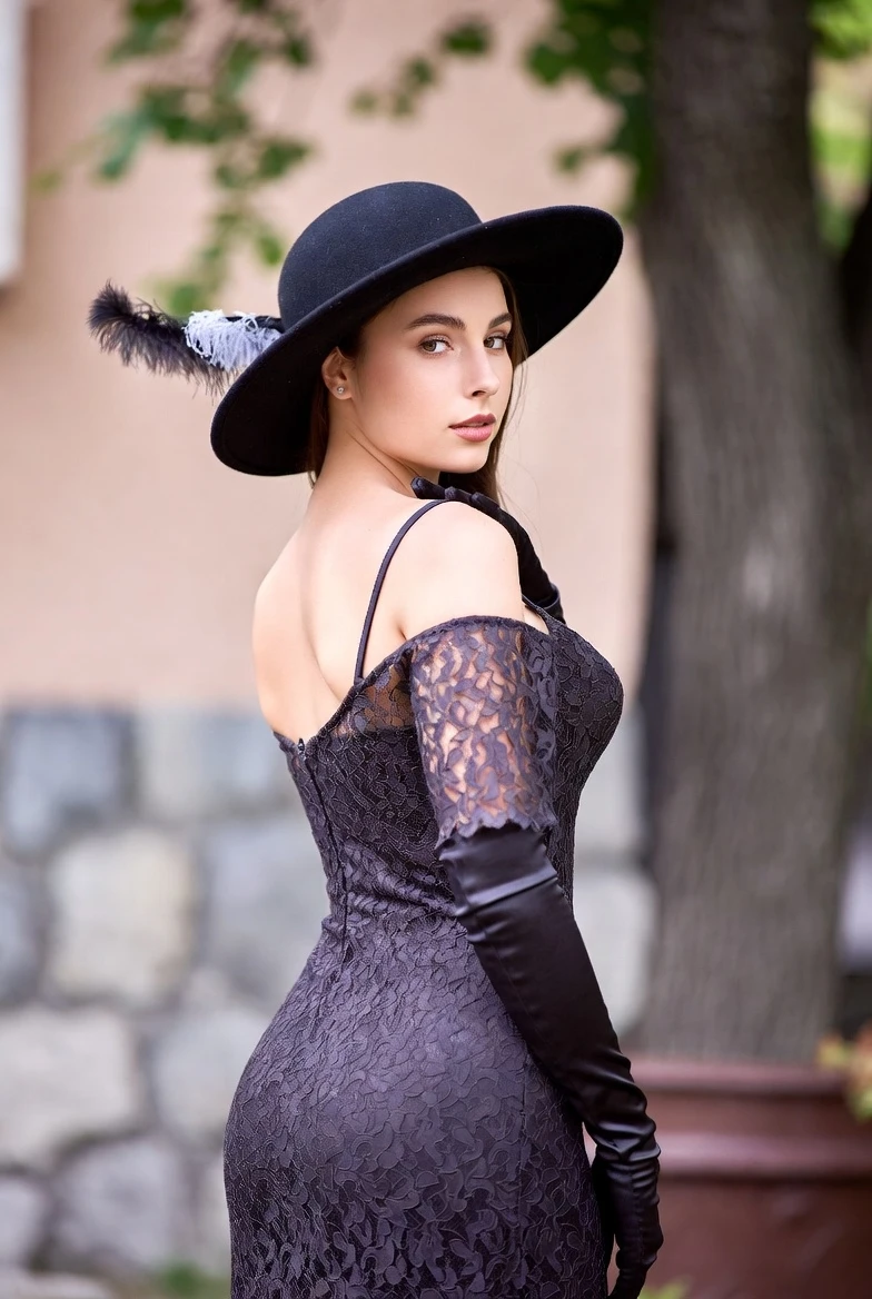 Unleash Your Inner Gothic Siren: Recreate This Seductive Lace Gown